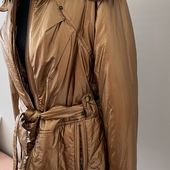 Just Cavalli Gold Puffer Jacket - Picture 3 of 16